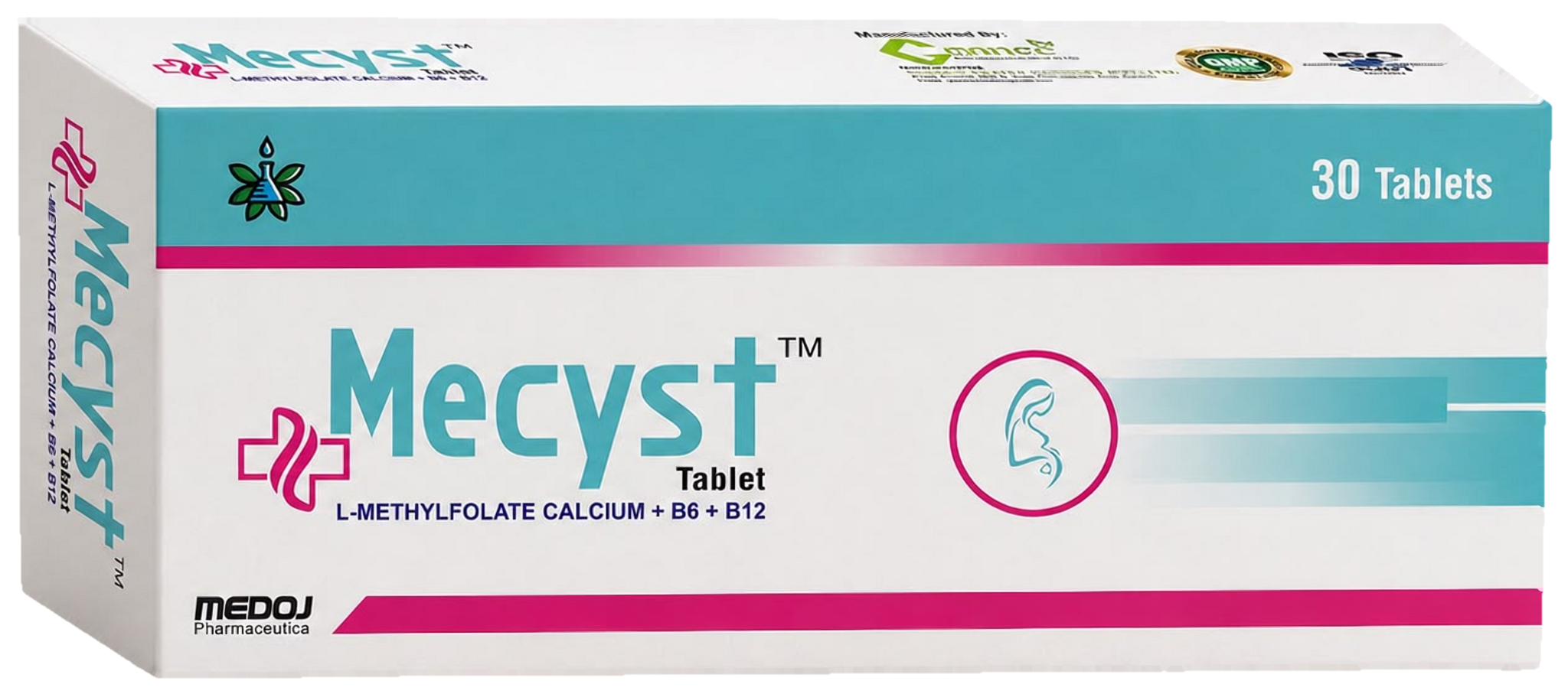 Mecyst Tablets packaging